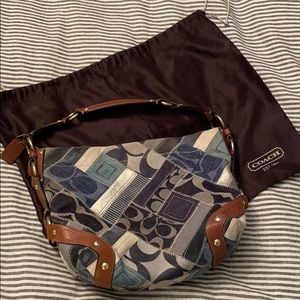 Coach Denim Patchwork Purse